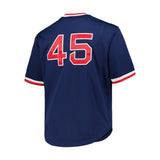 Boston Red Sox Pedro Martinez 1999 Cooperstown Navy Mesh Pullover Jersey - Mitchell & Ness - 220142301