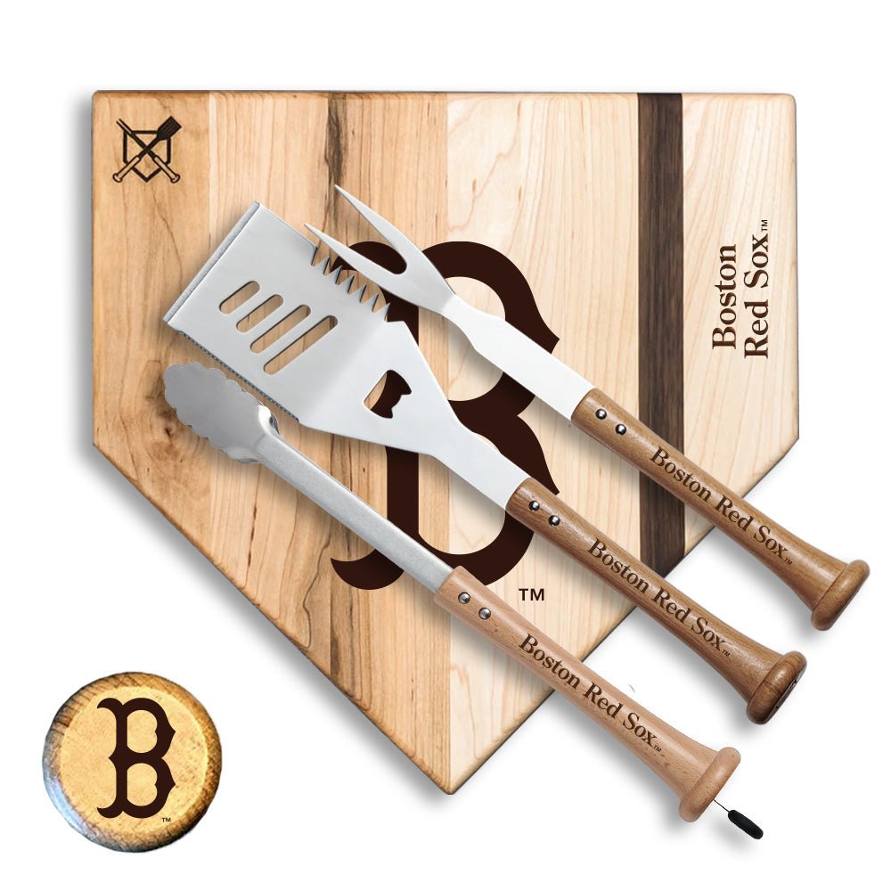 Boston Red Sox "Silver Slugger" Combo Set - Baseball BBQ - 