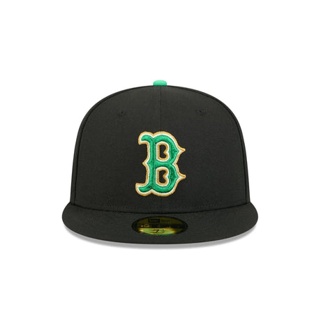 Boston Red Sox St. Patrick's Day 2026 Black 59FIFTY Fitted Hat - New Era - 37090142301