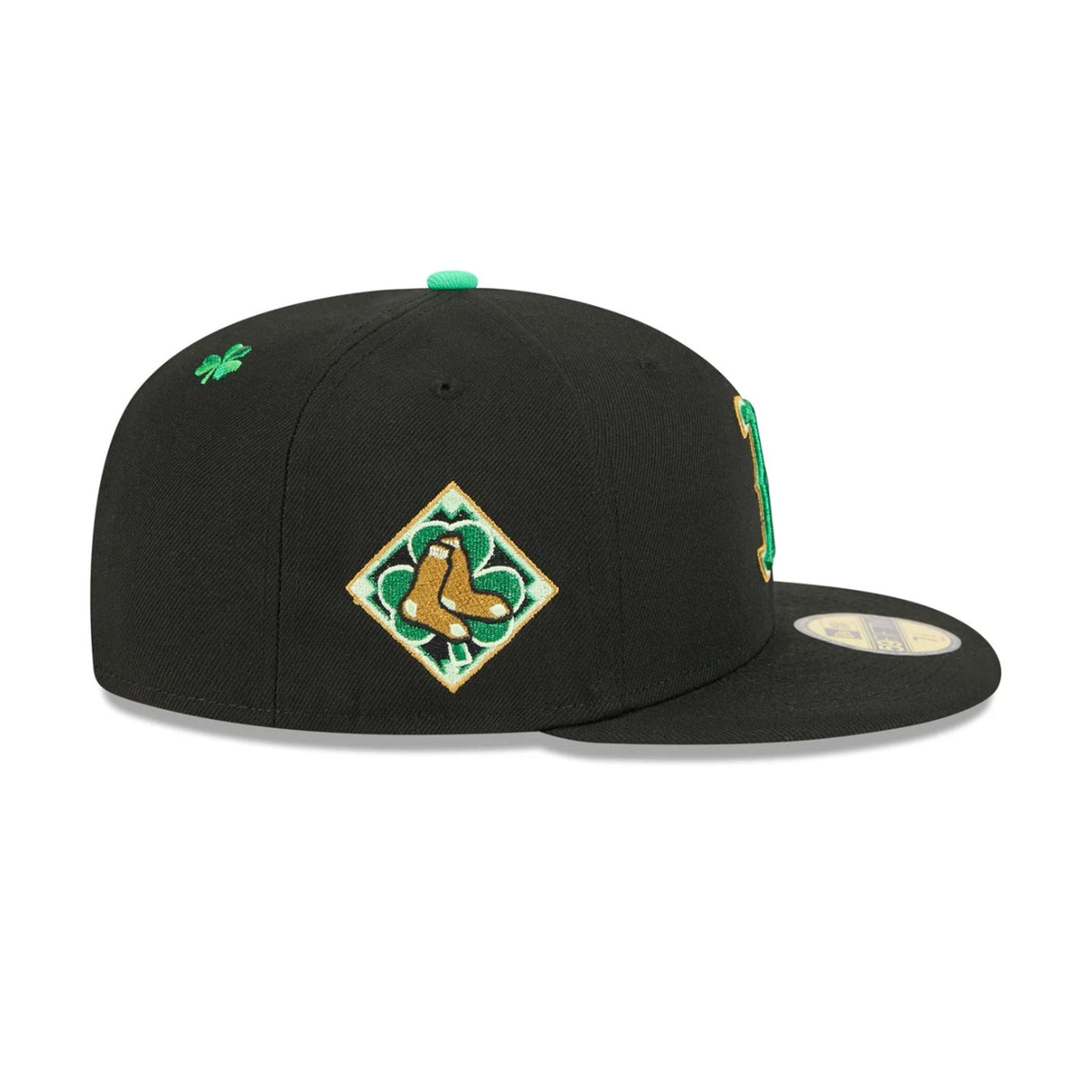 Boston Red Sox St. Patrick's Day 2026 Black 59FIFTY Fitted Hat - New Era - 37090142301