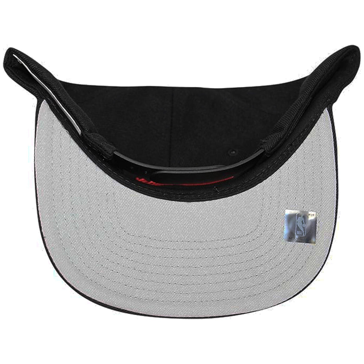 Brooklyn Nets Black Thermal Snapback Hat - Mitchell & Ness - 