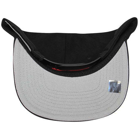 Brooklyn Nets Black Thermal Snapback Hat - Mitchell & Ness - 