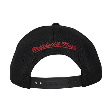 Brooklyn Nets Black Thermal Snapback Hat - Mitchell & Ness - 