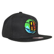 Brooklyn Nets Black Thermal Snapback Hat - Mitchell & Ness - 