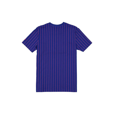 Buffalo Bills Royal & Red Pinstripe New Era Throwback T-Shirt - New Era - 