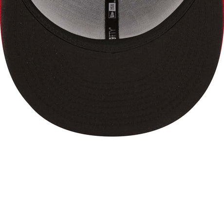 Buffalo Bisons Royal/Red Hitting Bison Fitted Hat - New Era - 