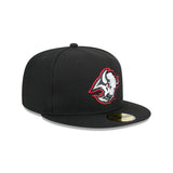 Buffalo Sabres Team Black 59FIFTY Fitted Hat - New Era - 23500532523