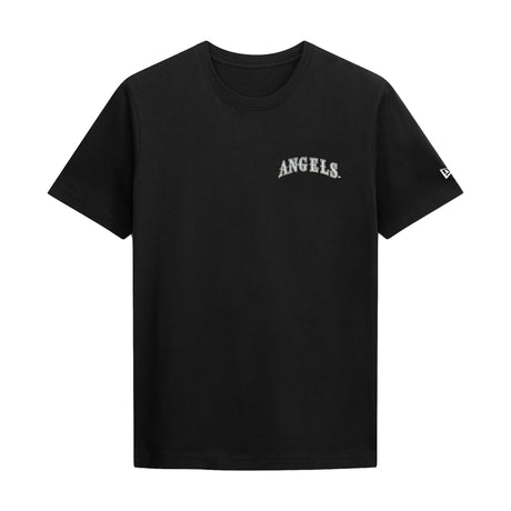 California Angels Black Tonal Graphic T-Shirt - New Era - 230491140201