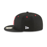 California Angels Cooperstown Collection Black 59FIFTY Fitted Hat - New Era - 23334440212