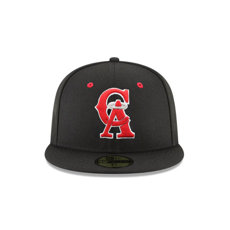 California Angels Cooperstown Collection Black 59FIFTY Fitted Hat - New Era - 23334440212