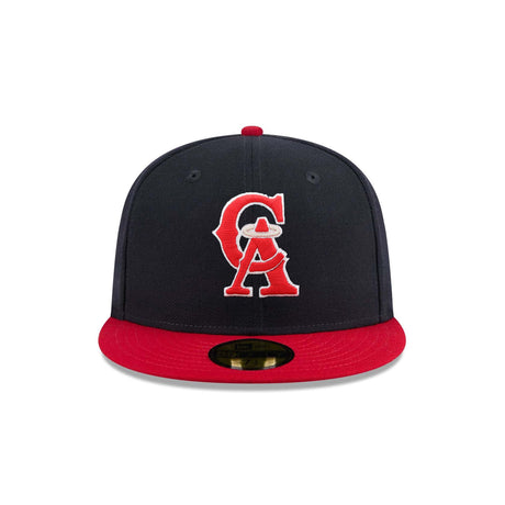 California Angels Cooperstown Collection Classic Logo Navy & Red 59FIFTY Fitted Hat - New Era - 23334440224