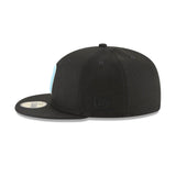 California Angels Cooperstown Collection Halo Logo Black & Blue 59FIFTY Fitted Hat - New Era - 23334440201