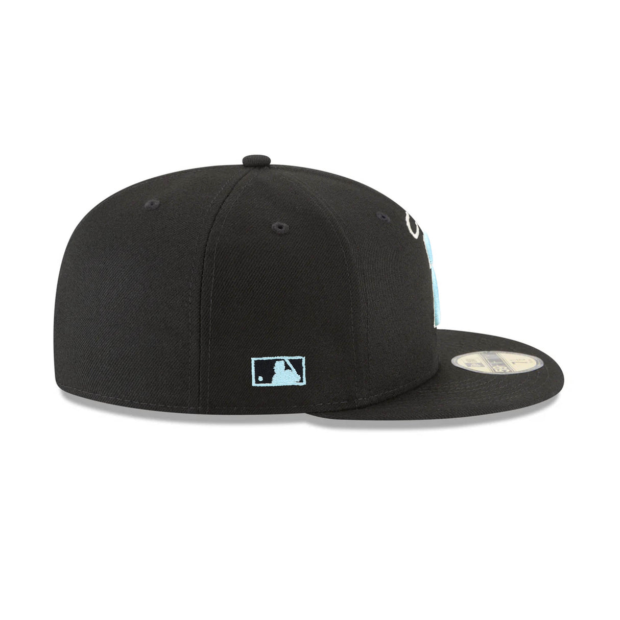 California Angels Cooperstown Collection Halo Logo Black & Blue 59FIFTY Fitted Hat - New Era - 23334440201
