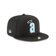 California Angels Cooperstown Collection Halo Logo Black & Blue 59FIFTY Fitted Hat - New Era - 23334440201