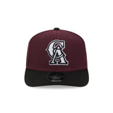 California Angels Cooperstown Collection Maroon & Black 9SEVENTY Stretch Snap Hat - New Era - 23013940202