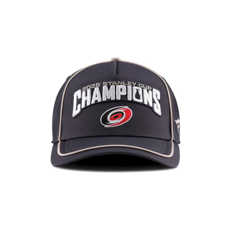 Carolina Hurricanes 2026 Stanley Cup Champions Locker Room Charcoal Adjustable Hat - Fanatics - 31160231401