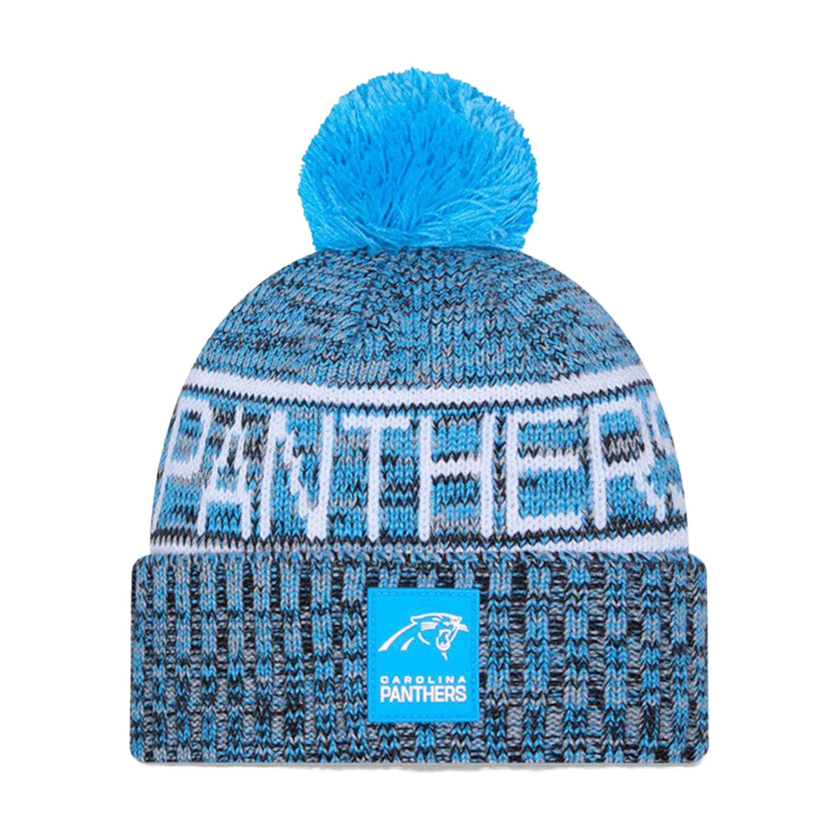 Carolina Panthers Knit Pom Beanie - New Era - 238302121