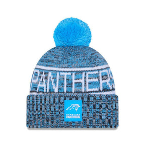 Carolina Panthers Knit Pom Beanie - New Era - 