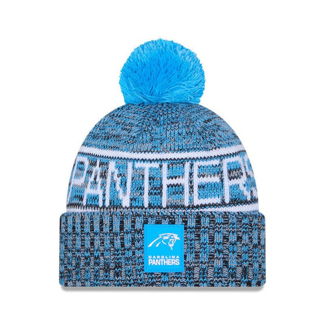 Carolina Panthers Knit Pom Beanie - New Era - 