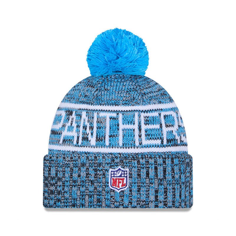 Carolina Panthers Knit Pom Beanie - New Era - 
