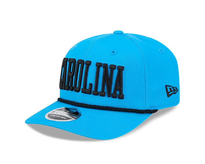 Carolina Panthers Wordmark Blue 9SEVENTY Rope Stretch - Snap Hat - New Era - 237404121