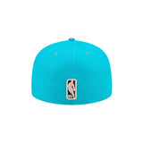 Charlotte Hornets Hardwood Classics Teal 59FIFTY Fitted Hat - New Era - 23440321101