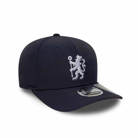 Chelsea FC Lion Crest Recycled Navy 9SEVENTY Stretch Snapback - New Era - 