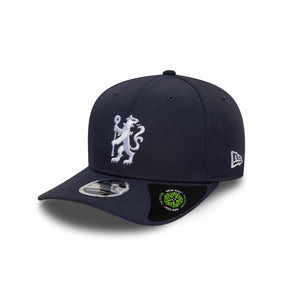 Chelsea FC Lion Crest Recycled Navy 9SEVENTY Stretch Snapback - New Era - 