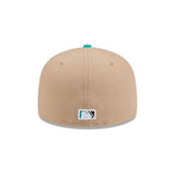 Chesapeake Baysox Copa de la Diversión Tan & Teal 59FIFTY Fitted Hat - New Era - 230404418301