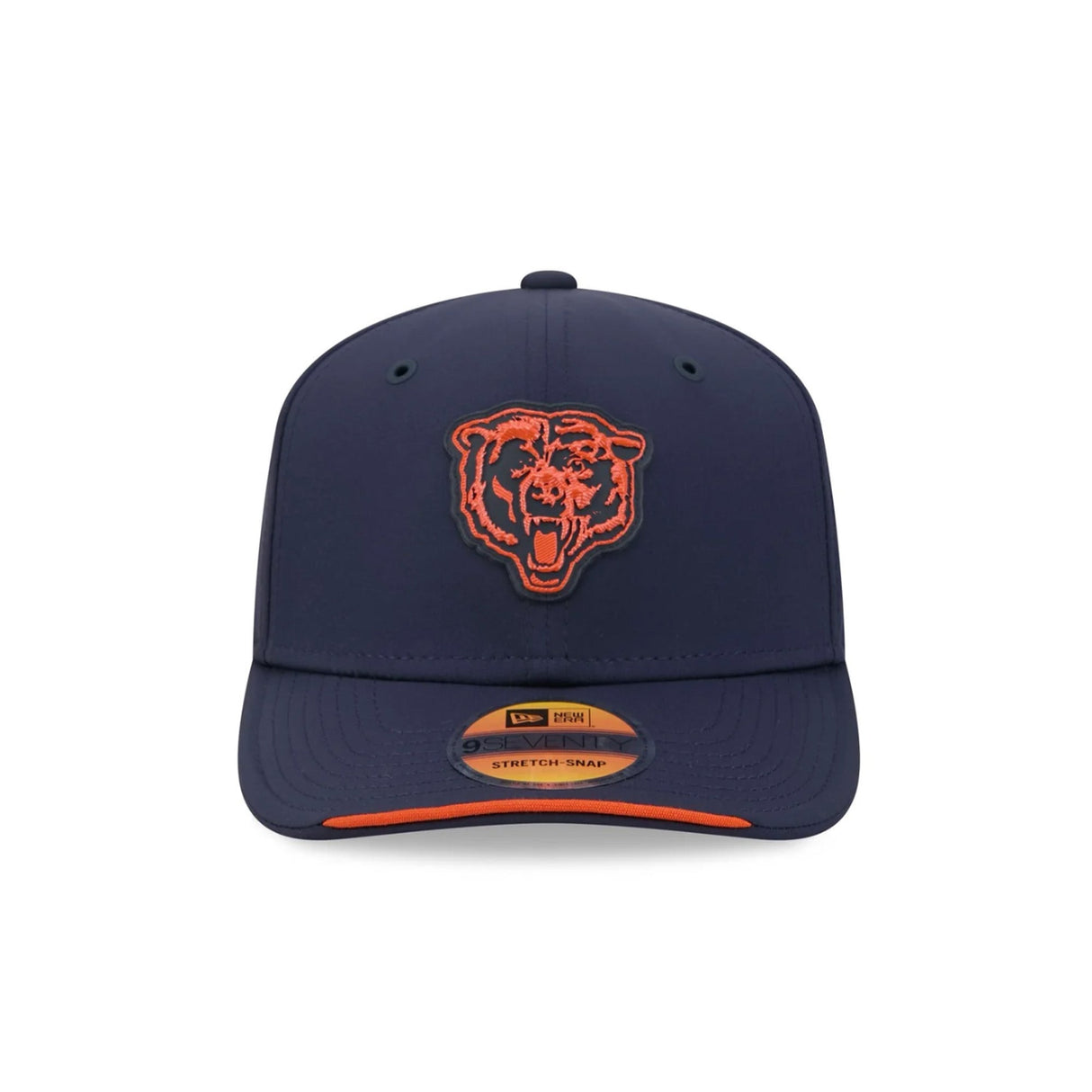 Chicago Bears 2026 NFL Sideline Collection Navy 9SEVENTY Stretch-Snap Hat - New Era - 23850510204