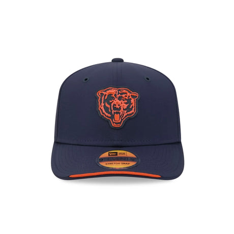 Chicago Bears 2026 NFL Sideline Collection Navy 9SEVENTY Stretch-Snap Hat - New Era - 23850510204