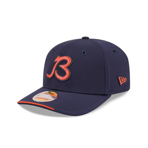 Chicago Bears 2026 Sideline B Navy 9SEVENTY Stretch-Snap Adjustable Hat - New Era - 23850510205