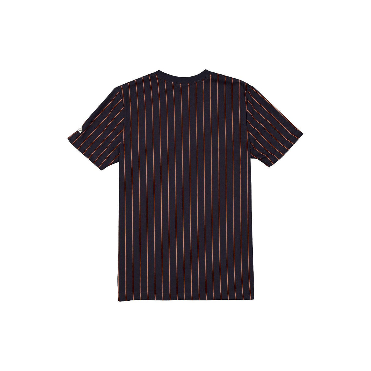Chicago Bears Navy & Orange Pinstripe New Era Throwback T-Shirt - New Era - 