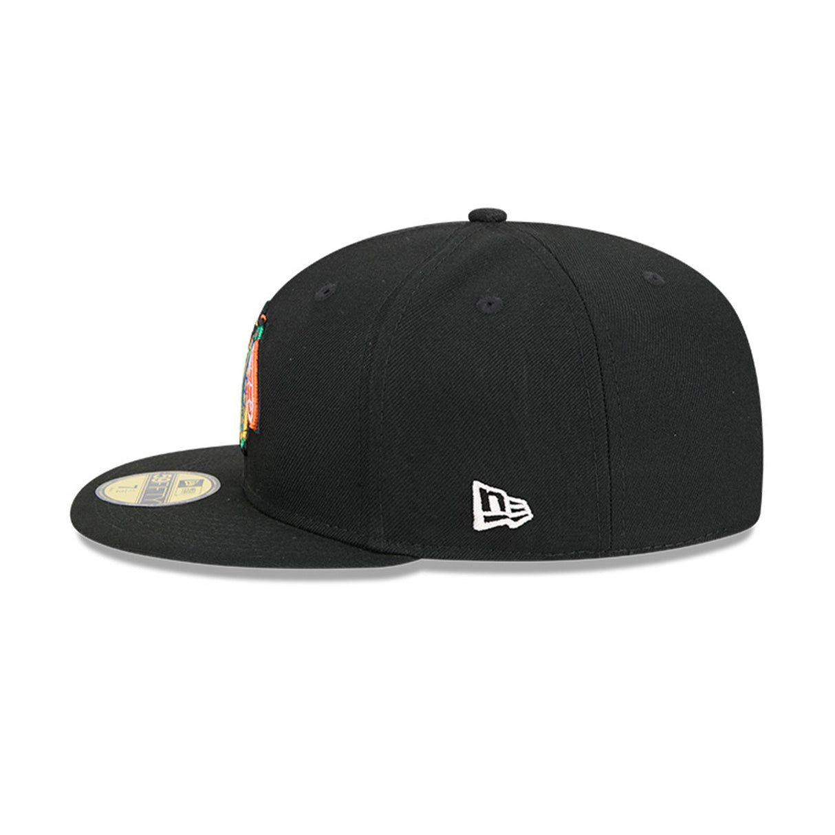 Chicago Blackhawks Team Black 59FIFTY Fitted Hat - New Era - 23500630201