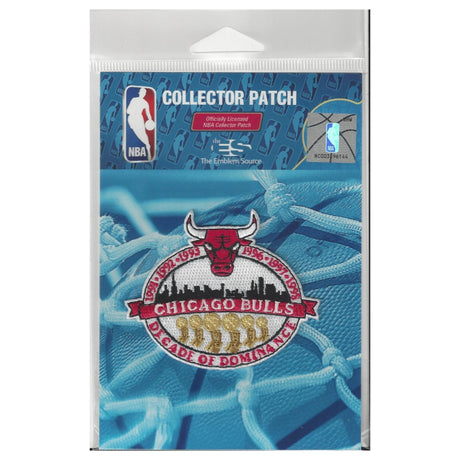 Chicago Bulls Decade of Dominance NBA Collector Patch - The Emblem Source - 