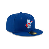 Chicago Cubs Alternate Bear Guitar Logo Royal Blue 59FIFTY Fitted Hat - New Era - 23250540824