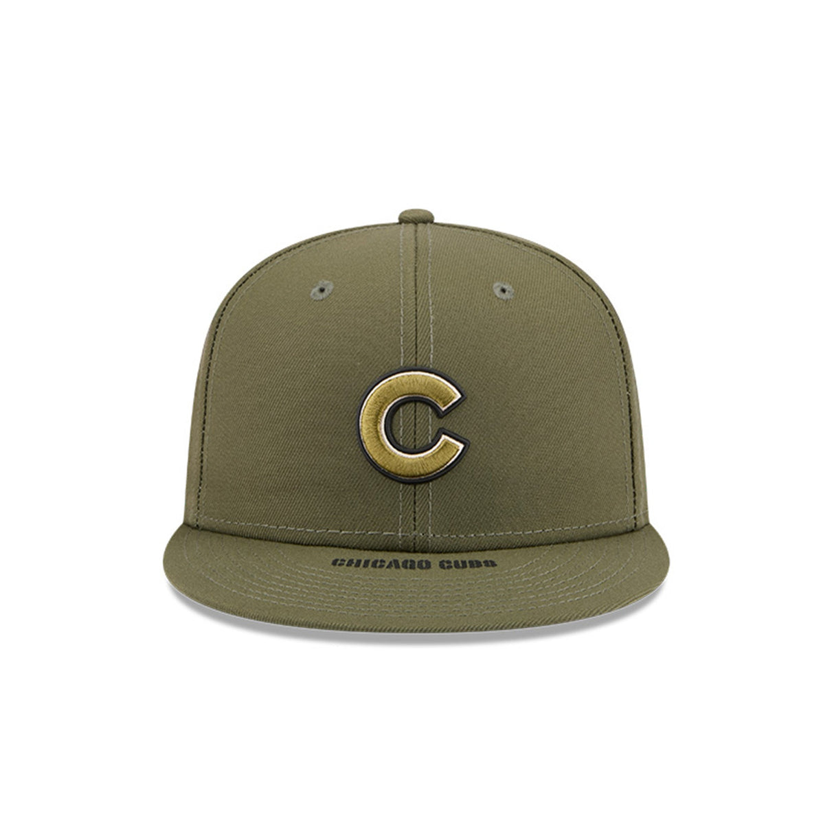 Chicago Cubs Armed Forces Day Olive Green 59FIFTY Fitted Hat - New Era - 37090240803