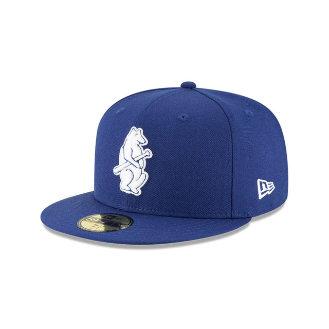 Chicago Cubs Cooperstown Collection Blue Wool 59FIFTY Fitted Hat - New Era - 23020140801
