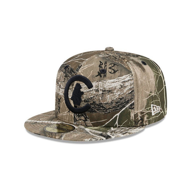Chicago Cubs Cooperstown Collection Realtree APX 59FIFTY Fitted Hat - New Era - 23863740812