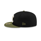 Chicago Cubs Field Inverse "Issue Black & Olive" 59FIFTY Fitted Hat - New Era - 