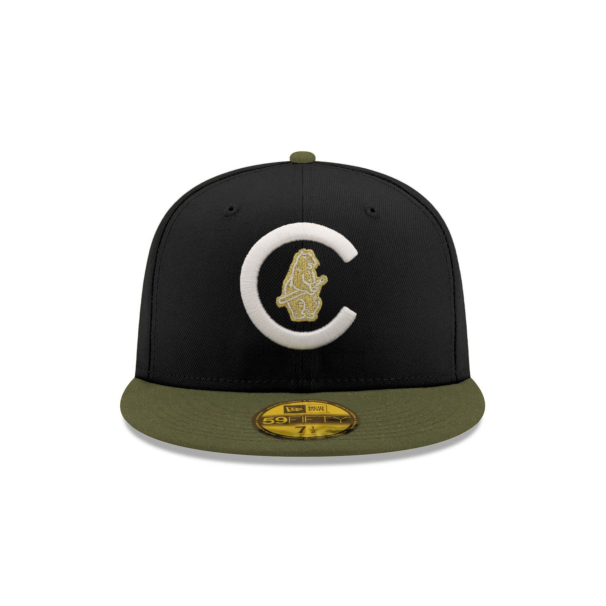 Chicago Cubs Field Inverse "Issue Black & Olive" 59FIFTY Fitted Hat - New Era - 