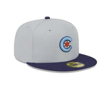 Chicago Cubs Gray/Navy Custom “C - Star” 59FIFTY Fitted Hat - New Era - 