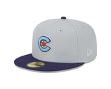 Chicago Cubs Gray/Navy Custom “C - Star” 59FIFTY Fitted Hat - New Era - 