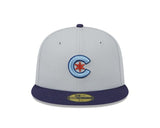Chicago Cubs Gray/Navy Custom “C - Star” 59FIFTY Fitted Hat - New Era - 