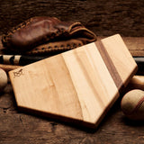 Chicago Cubs Home Plate Cutting Boards | Multiple Sizes | Multiple Designs - Baseball BBQ - 