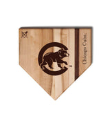 Chicago Cubs Home Plate Cutting Boards | Multiple Sizes | Multiple Designs - Baseball BBQ - 