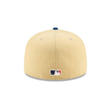 Chicago Cubs Mascot 100th Anniversary Patch 59FIFTY Fitted - Beige & Navy - New Era - 