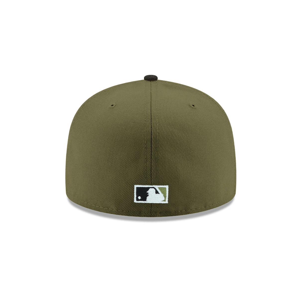 Chicago Cubs Mascot Side Patch Olive & Black 59FIFTY Fitted Hat - New Era - 23862040801