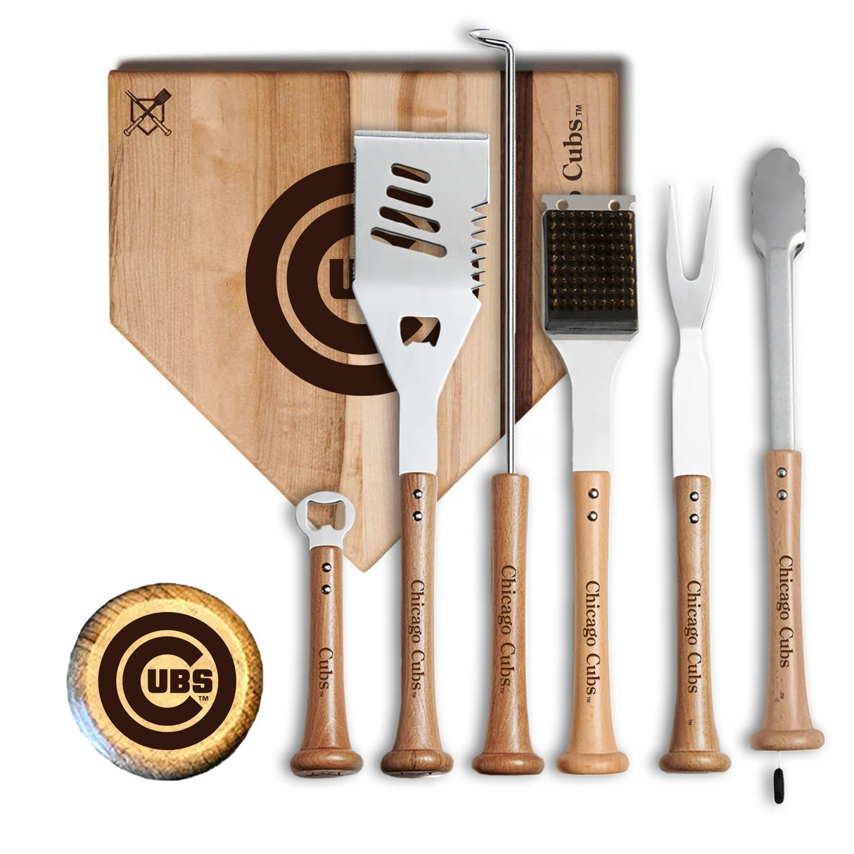 Chicago Cubs MVP Grill Set - Baseball BBQ - 