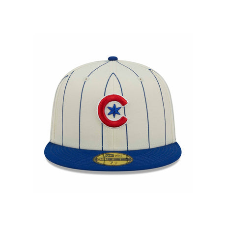 Chicago Cubs Retro City Blue Pinstripe 59FIFTY Fitted Hat - New Era - 23710140803